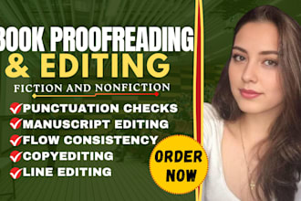 edit your debut novel or manuscript, copy, line editor with final proofreading