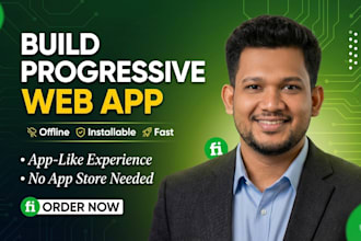 build progressive web app pwa with offline support and installable features
