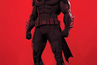 draw  a superhero comic