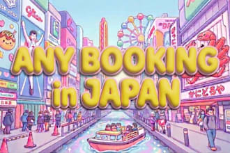 make all kinds of reservations in japan