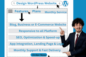 develop a wordpress website in minimal time