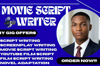 write movie script, screenplay, screenwriting, movie script writing, film script