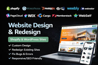 build weebly webself webador pagecloud products landing page website design