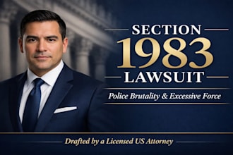 write a precise section 1983 lawsuit for police brutality