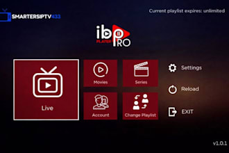 provide best smart tv, ibo player, hot player, tivimate, smarters pro activation