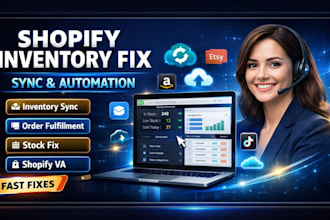 fix shopify inventory sync order fufillment stock update shopify expert