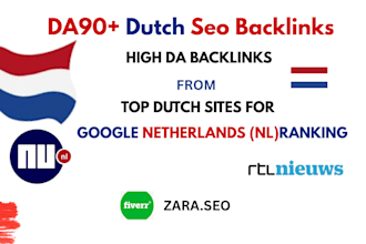 high da dutch seo backlinks for google netherlands ranking