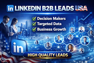 generate targeted b2b linkedin leads in USA for business growth