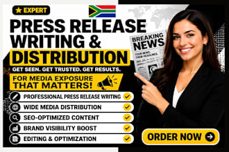 do south africa press release writing and distribution for media coverage
