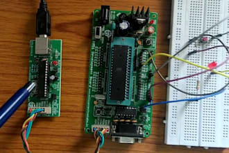 embedded led systems with microcontroller and pcb