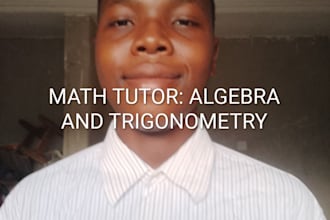 be your expert math and algebra tutor