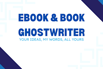 ghostwrite engaging articles, blogs and web contents