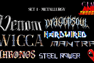 do a logo for a brand with 60s 80s aesthetics