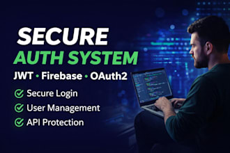 develop secure login auth system jwt firebase oauth2 user management