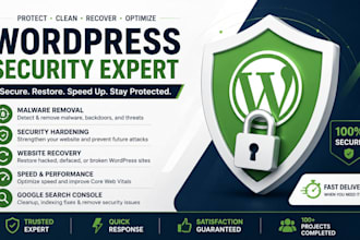 fix hacked wordpress, remove malware, secure and optimize