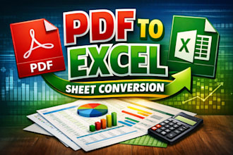 convert PDF to excel