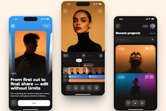 build ai video editing app like capcut, inshot, tiktok reels, ai video generator