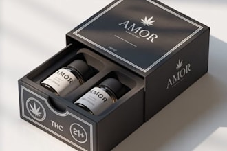 design product packaging ,cbd product, tincture dielines for packaging box