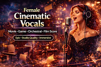 be your female movie soundtrack, game, background music, orchestral, film score