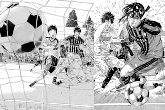draw sport manga art manga panel comic page story board sport illustration