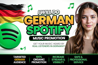 do organic german spotify promotion with targeted audience ads