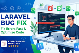 fix any laravel bug, error or issue quickly