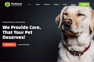design wix squarespace dog grooming website pet care website animal clinic site