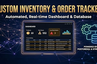 build an automated inventory management system and database