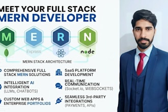build a responsive full stack mern stack web application