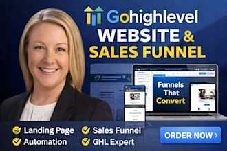 gohighlevel setup, go high level funnel, go high level landing page expert