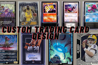 design custom trading card game tcg card template sport trading card pokemon ccg