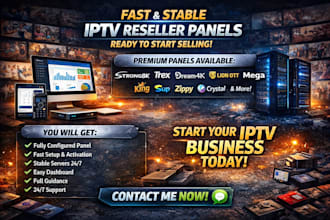 generate premium reseller panel, strong8k, trex dream4k, megaott, lionott, pure