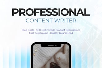 professional blog posts and SEO writing