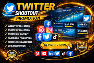 promote your website, twitter shoutout blog promotion to 80m USA uk audience