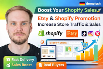 promote your german shopify store, etsy shop SEO and boost ecommerce sales fast