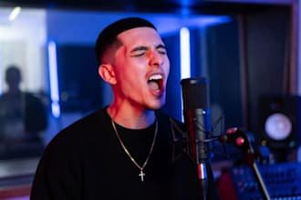be your pro male singer and songwriter or lyrics writer for hip pop rap, edm