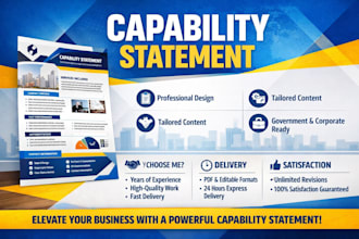design professional federal capability statement