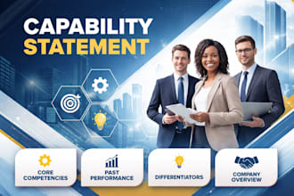 design government capability statement and capability statement