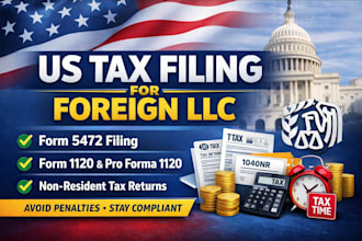 file form 5472 and 1120 for foreign owned llc tax filing usa
