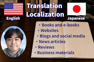 translate and localize english content into natural japanese