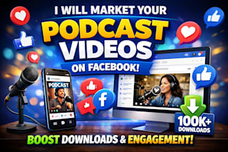 market your podcast videos on facebook boost downloads and engagement