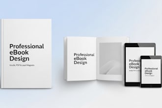 design ebook, workbook, checklist, workbook, guild book and lead magnet pdfs