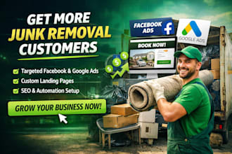 generate exclusive junk removal, junk hauling leads and leads generation