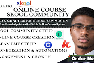 setup and monetize skool community manager online course creation lmf courses