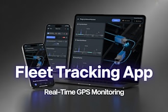 develop a delivery or logistics mobile app with realtime tracking
