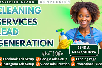 cleaning services leads cleaning services facebook ads google ads video ads