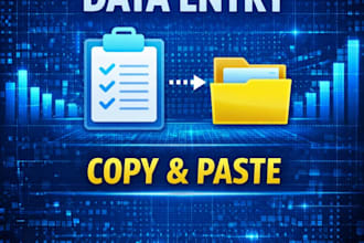 data entry and copy paste tasks fast