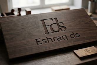 design a professional and cinematic logo for your brand