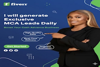 provide aged mca leads, business loan leads data ucc leads
