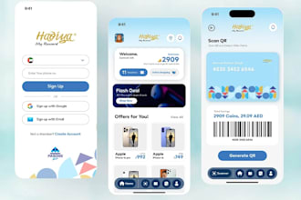 develop multi business loyalty app with merchant and customer app, reward app
